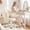 Beige, variant on COOLHUT Vanity Chair, Velvet Petal Vanity Makeup Chair with Lumber Support, Home Office Desk Chair with Wheels, Height Adjustable Computer Work Chair for Bedroom, Living Room, Pink