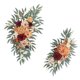 thumbnail image 5 of 2 piezas de guirnalda floral artificial para boda, arco de flores artificiales rústico estilo A, 5 of 9