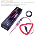 thumbnail image 5 of Large Size Heavy Duty 3-48V Digital LCD Circuit Tester with 140 Inch Extended Spring Wire,Car Truck Low Voltage & Light Tester with Stainless Probe, 5 of 5