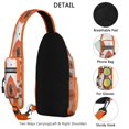 thumbnail image 3 of Crossbody Sling Backpack for Women Men Awesome Papaya Pattern Shoulder Sling Crossbody Casual Chest Bag for Travel Sports Running Hiking, 3 of 6