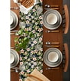 thumbnail image 5 of Hokiten Table Runners 120 Inches Long Dress Scarves, Summer Flowers Farmhouse Coffee/Dining/Kitchen Table Runner for Living Room, Farmhouse Botanical Tropical Plant Leaves 13x120 Inch, 5 of 7