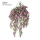 thumbnail image 1 of Guirnalda de lavanda artificial simulación floral decoración colgante de pared de plástico vid flor falsa de ratán, rosa roja 2 piezas sidaley HA8169-03B, 1 of 6