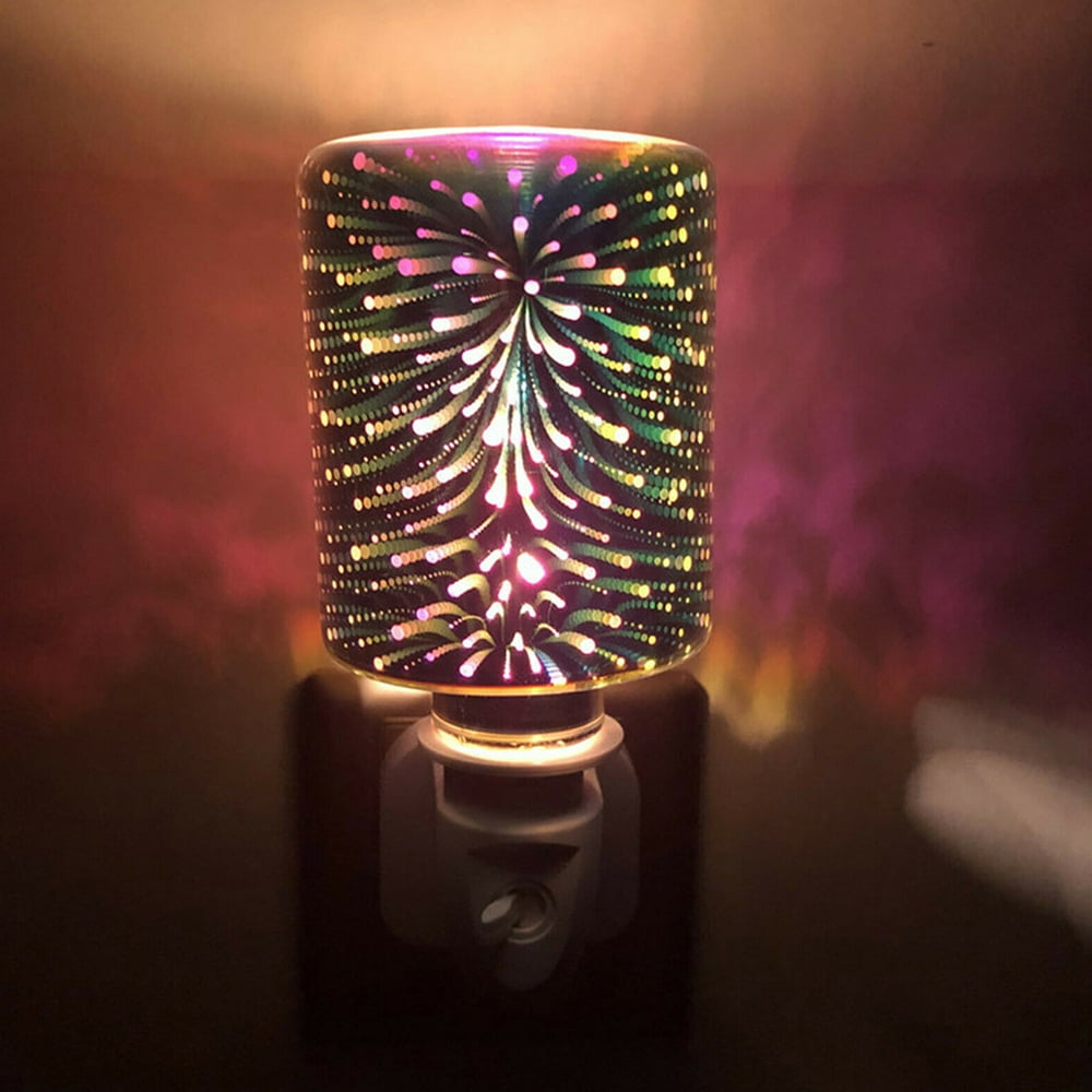 Plug In LED Aroma Diffuser Lamp Wax Melt Oil Burner Wax Warmer