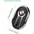 thumbnail image 4 of For OnePlus 11/OnePlus 12/12R - Finger Ring Holder Stand Car Air Vent Mount 3-in-1 Kickstand Swivel Zinc Alloy, 4 of 7