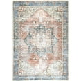 thumbnail image 5 of The Rug Collective  Vintage Cezanne Terracotta Sky Machine Washable Area Rug 6' Round, 5 of 5