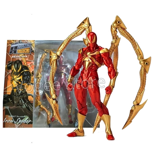 Figura de acción de Iron Spiderman, estatua de Pvc, modelo de juguete de colección, regalos para niños