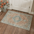 thumbnail image 4 of KUETH 9X12 Vintage Area Rugs Machine Washable Rugs for Living Room, Non Slip Flat Pile Rug with Rubber Backing, Boho Rug for Entryway Bedroom Dining Room Home Office, 4 of 4