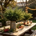 thumbnail image 2 of 2026 Christmas Home Party Decoration Artificial Cedar Sprigs With Red Berry Picks Faux Evergreens Pines Branches For Christmas Wreaths Holiday Mantel Vase Centerpiece Decor, 2 of 6