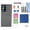 Black, variant on Rupoun Phone Rear Cover Waterproof Replacement with Installation Tool Kit Phone Rear Panel Glass Assembly for Samsung Galaxy Note 20 Ultra 5G N986 (White, 7.87 in / 20 cm)
