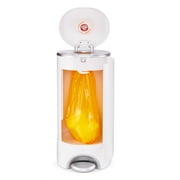 Munchkin® STEP™ Infant Diaper Pail, Powered by Arm & Hammer™, #1 in Odor Control, Hands Free, White