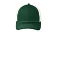 thumbnail image 2 of Port Authority Snapback Trucker Cap C112 - Dark Green/ White - One Size, 2 of 3