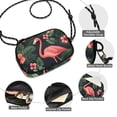 thumbnail image 3 of FORMRS Mini Crossbody Bag for Women Adjustable Rope Shoulder Casual Phone Purse, Red Flamingo Pattern, 3 of 7