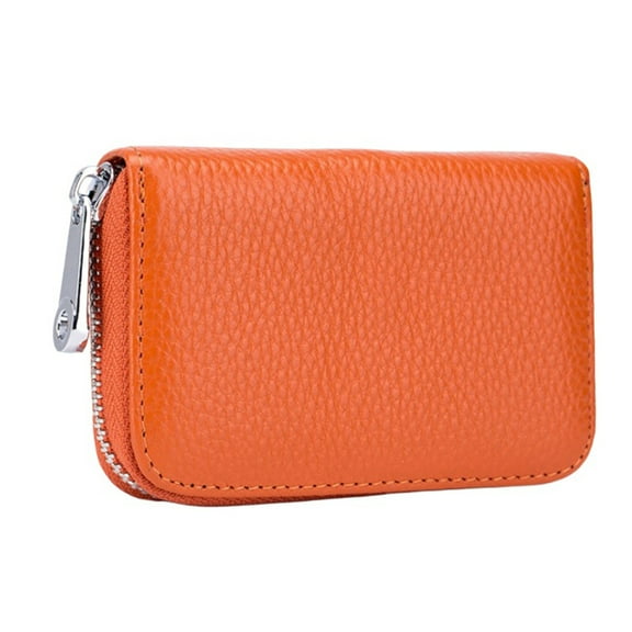 Gnwei Zipper Wallet Women, Small RFID Wallet Women, Slim Compact Travel RFID Blocking Credit Card Holder Womens Wallet, Business Card Holder, Compact Size KeyChain Wallet