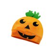 thumbnail image 6 of 3Pcs Newborn Baby Boys Girls Pumpkin Long Sleeve Velvet Romper Halloween Casual Caps Shoes Outfits, 6 of 10