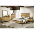 thumbnail image 3 of Plethoria Home Fraser Natural Pine Queen Panel Bed, 3 of 10