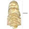 thumbnail image 2 of Wig with Bangs, Wigs for Women, Wig Women's Long Curly Wigs Large High Temperature Silk Button Net 26in Blond Hair, 2 of 6