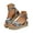 Silver, variant on Espadrilles Flatform Wedge Sandals for Women Open Toe Buckle Ankle Strap Platform Walking Shoes