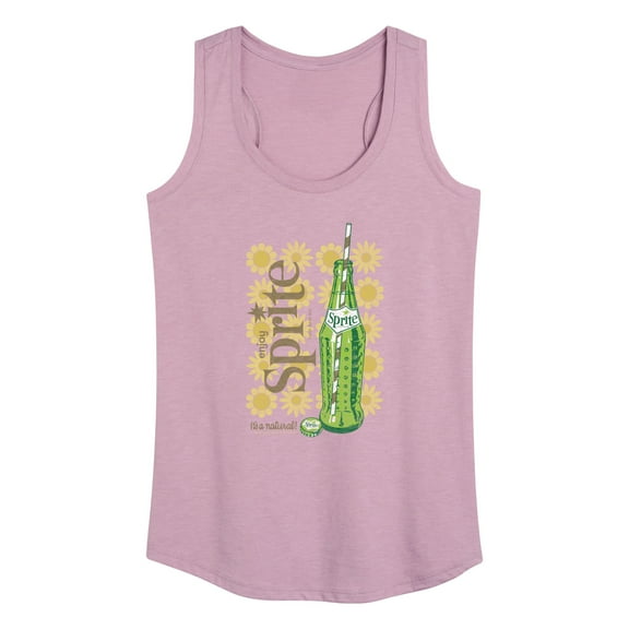 Sprite - Bottle Daisy Pattern - Women's Racerback Tank Top