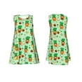 thumbnail image 7 of Lsque St. Patrick's day Pattern Summer Dresses for Women – Sleeveless T-Shirt Swing Sundress, Perfect for the Beach and Casual Days, 7 of 7