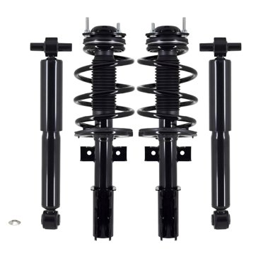 Front-Rear Set 4 Quick Complete Strut-Shock For 2008-2010 Dodge Grand Caravan W O Self Leveling Suspension