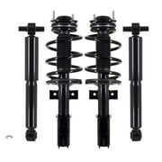 Front - Rear Set of 4 Quick Complete Strut - Shock For 2007-2012 GMC Acadia