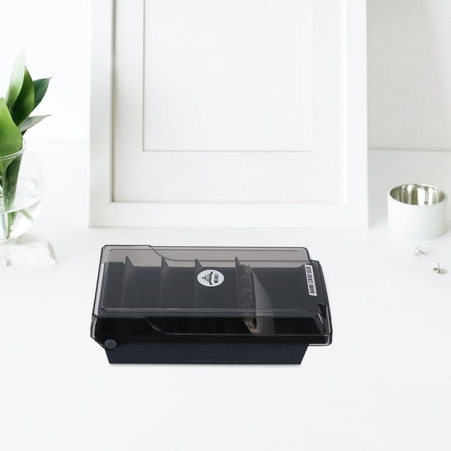 Hytrove Caja Para Almacenar Tarjetas De Negocios Con Estilo Moderno Y Función Organizadora Eficiente