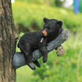 thumbnail image 3 of Simulation Animal Ornaments Black Bear Hugging Tree Statue Courtyard Outdoor Decoration Simulation G, 3 of 5