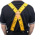 thumbnail image 6 of MELOTOUGH Suspenders For Men Heavy Duty Men's Suspenders 2" Wide Elastic Braces X Shape with Construction Clip Yellow Rule, 6 of 8