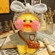 thumbnail image 4 of 30cm kawaii cosplay yellow Duck plush toys Cute Stuffed Duck Lalafanfan mimi Duck Hug Animals Toys Soft Plushies Children Toys, 4 of 5
