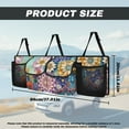 thumbnail image 6 of KUIFORTI Boho Car Trunk Organizer Oxford Cloth, Mandala Flower Car Storage Organizer (37.01"*11.8") Portable Car Storage Bag with 4 Pocekt, Hanging Car Organizer for SUV/MPV/Truck, Machine Washable, 6 of 6