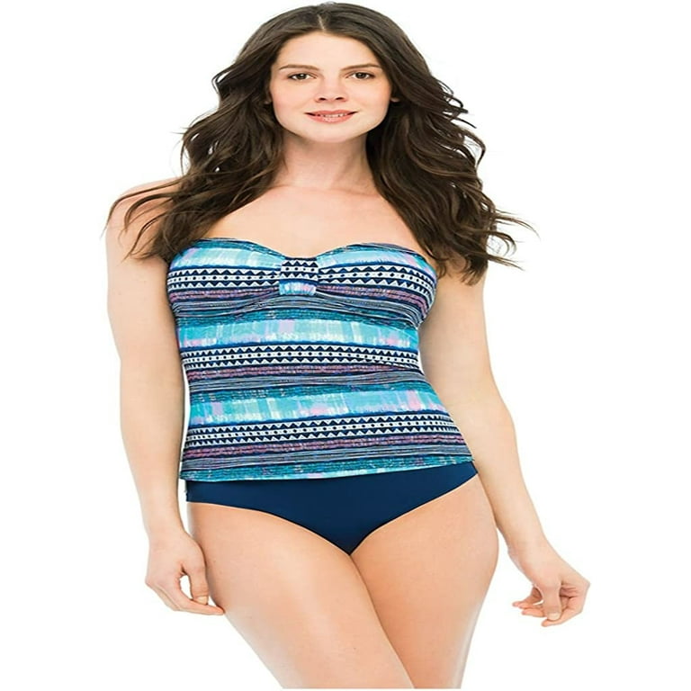 Captiva MULTI Tankini Swim Top US Medium