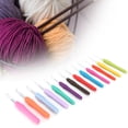 thumbnail image 3 of Kit de agujas de crochet con mango suave y cinta con hebilla para tejer a mano sin costuras, Essentials Crafters Delight, 3 of 8