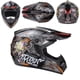 thumbnail image 1 of Para la versión de casco de bicicleta de playa personalizado para jóvenes, casco integral de kart con diseño de fantasma de fuego, 1 of 6