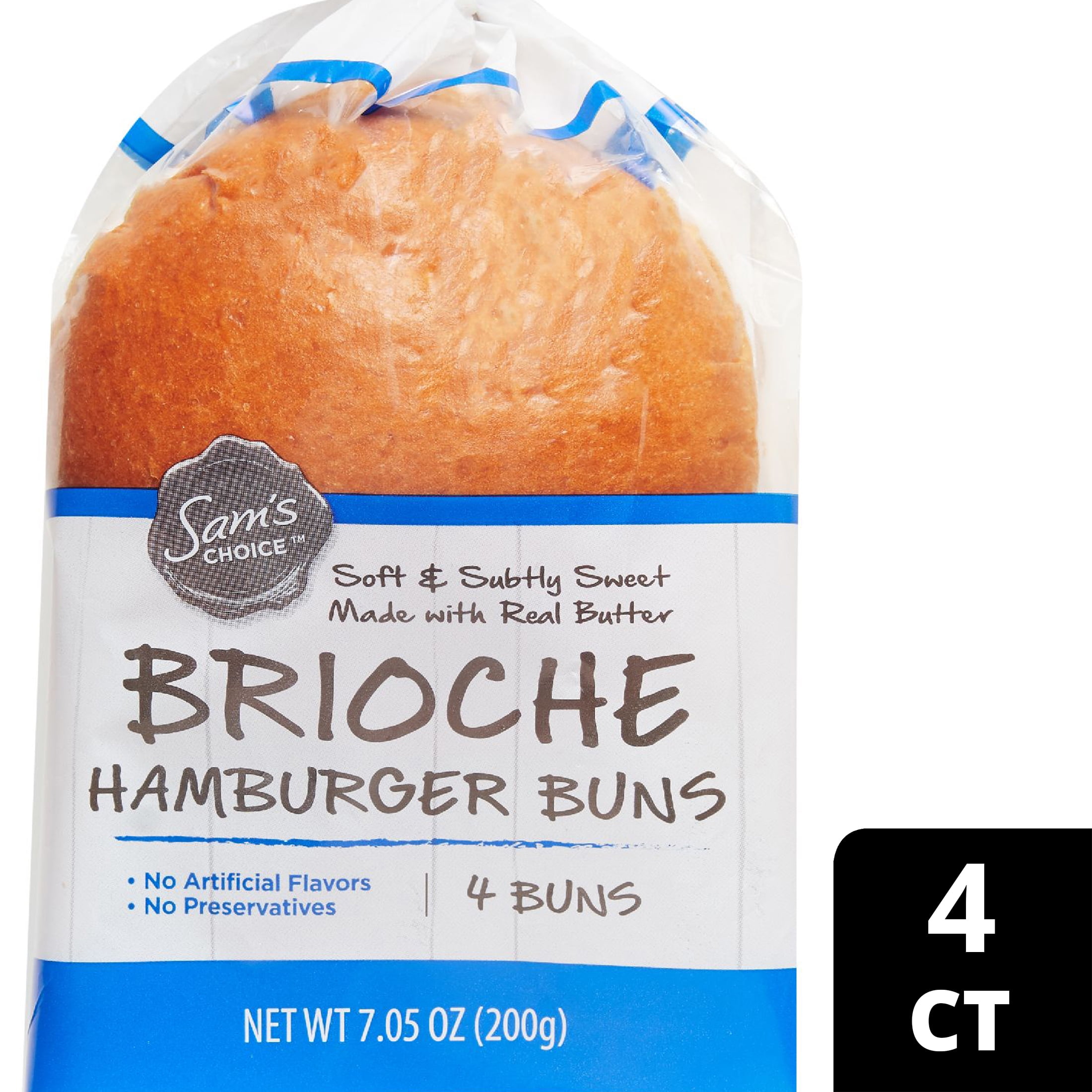 picture Brioche Buns Costco Canada sam s choice brioche hamburger buns 7 05 oz 4 count walmart com