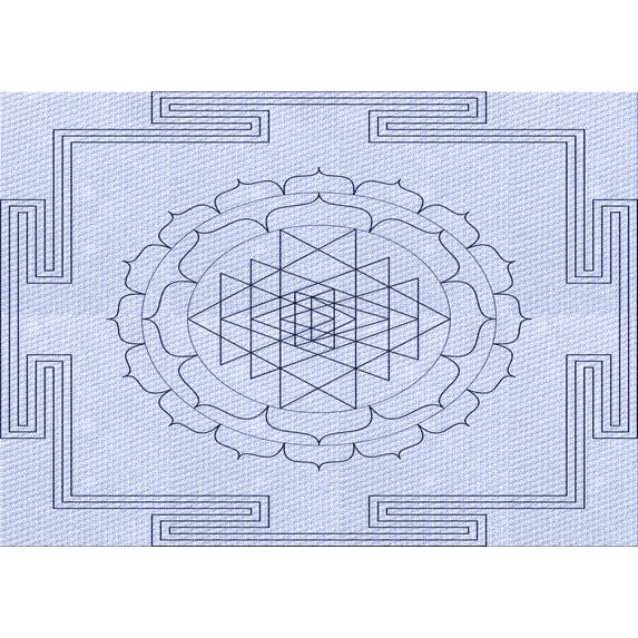 Ahgly Company Indoor Rectangle Patterned Lavender Blue Area Rugs, 2' x 3'