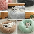 thumbnail image 2 of DABEI Soft Long Plush Cat kennel dog kennel winter warm pet bed Cat Bed Cat Mat Animals Sleeping Sofa, 2 of 42
