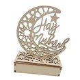 thumbnail image 2 of Decoración de mesa para fiesta del Festival de la Luna de Ramadán, Mubarak, EID islámico musulmán de madera C, 2 of 9