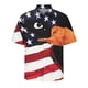 thumbnail image 3 of Camisas de verano con la bandera estadounidense de Leo en 3D para hombre, camisa hawaiana para mujer, camisas de playa con botones y mangas cortas estampadas a la moda, 3 of 5