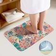 thumbnail image 3 of Tropical Bathroom Rugs Set 2 Pieces, Bathroom Set - Quick Drying Bath Mat And U-Shaped Toilet Rug, Water Absorbent Bath Carpet For Bedroom Floor Living Room, Machine Washable, 3 of 6