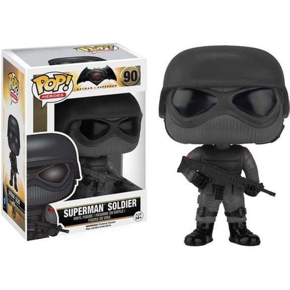 Funko POP Heroes: Batman vs Superman - Superman Soldier Action Figure