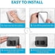 thumbnail image 5 of 4pcs Stainless Steel Mop And Broom Holder, Wall Mount Self Adhesive Mop Broom Organizer With Utility Hooks, 5 of 5