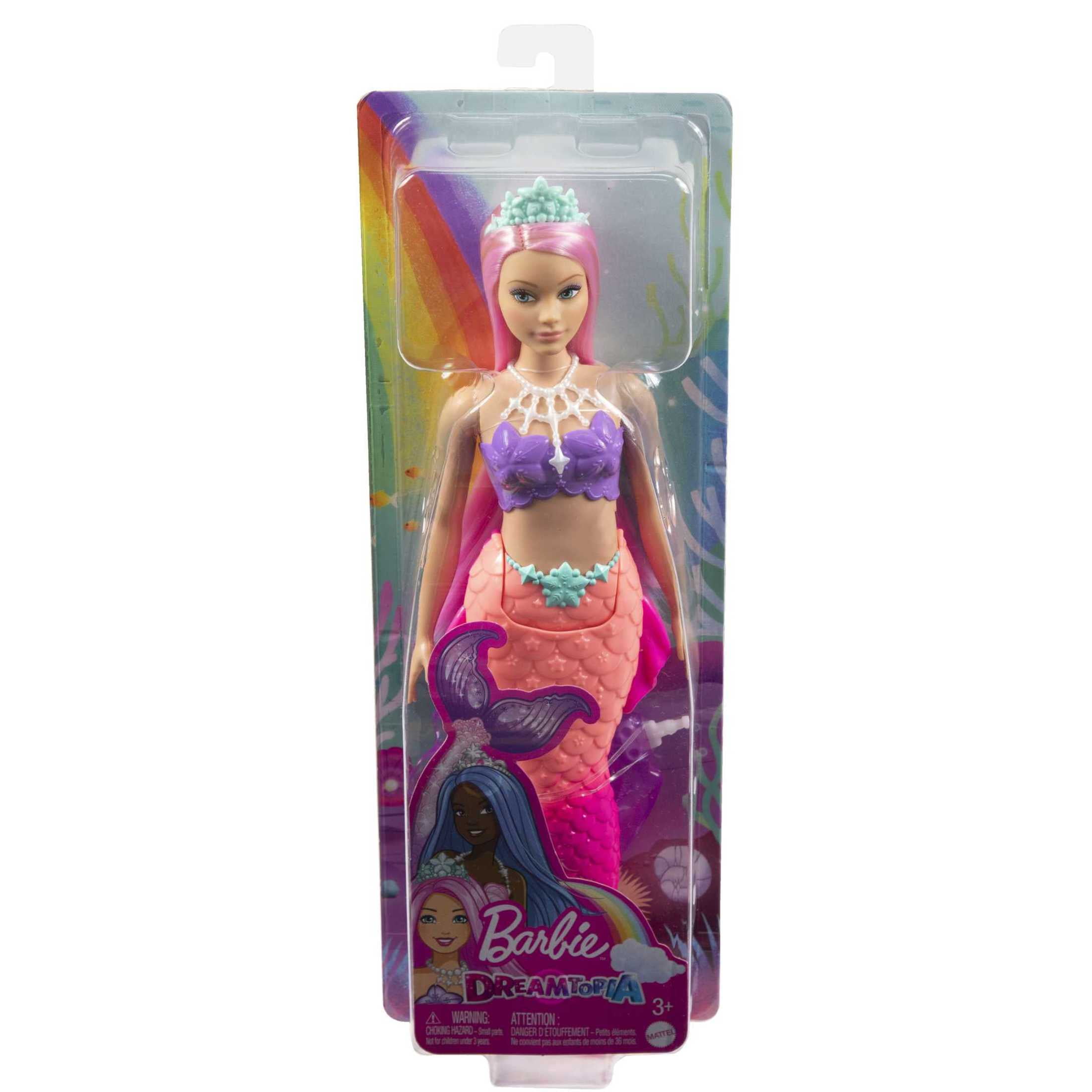 ♡Mermaidページ♡ Barbie Dreamtopia Mermaid Doll with Magical Rainbow Fantasy