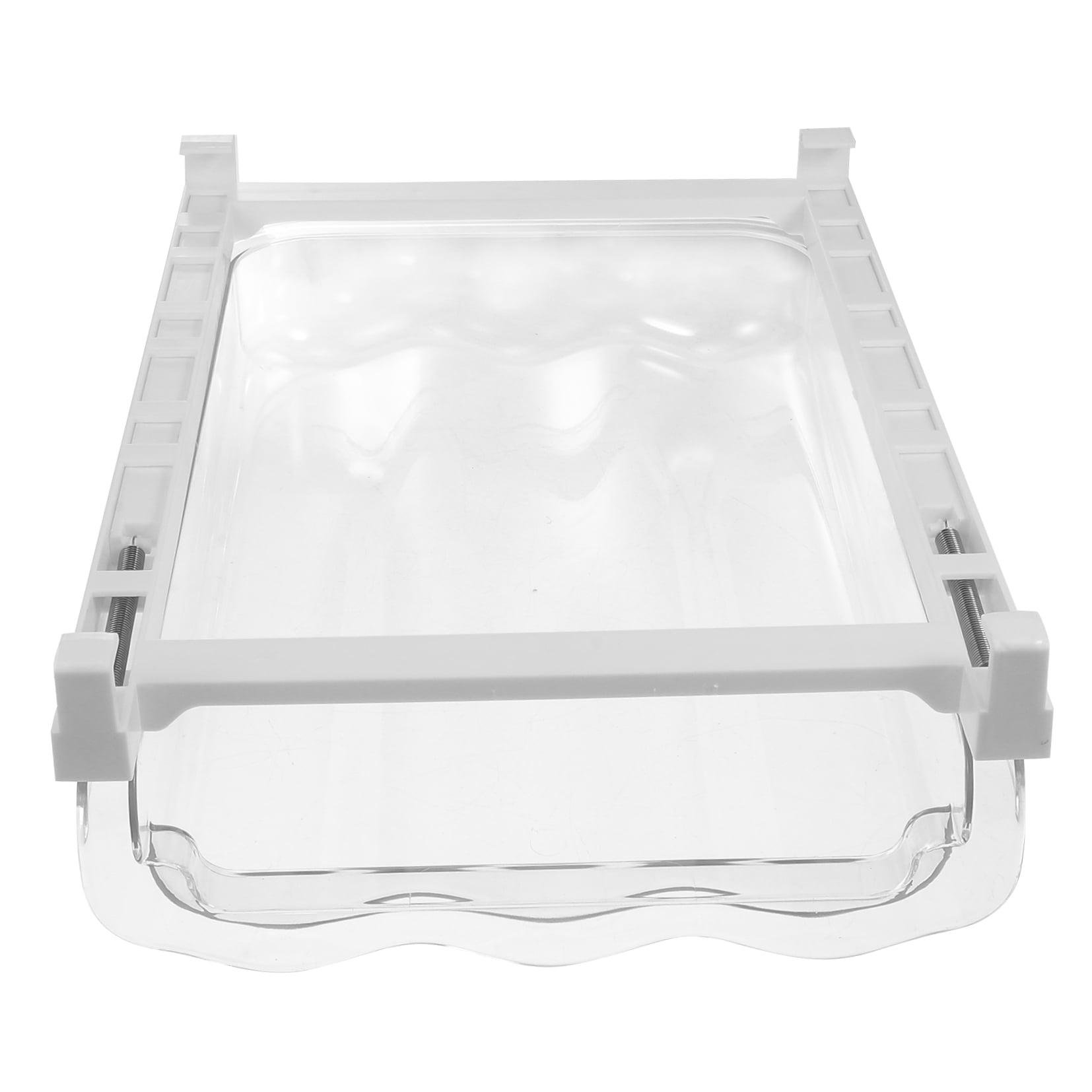 OUNONA  Transparent Crisper Refrigerator Egg Container Tray