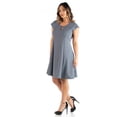 thumbnail image 5 of Plus Size Keyhole Neck Knee Length Dress, 5 of 6