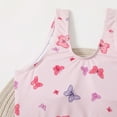 thumbnail image 5 of GYRATEDREAM 8-12Y Child Girls Butterfly Sport Tankini Bikini Bottoms Bathsuit 2PCS Floral Swimsuit, 5 of 6