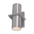thumbnail image 1 of Maxim 86115AL 10.25 x 4.75 in. Lightray LED 2-Light Wall Sconce, Brushed Aluminum, 1 of 1