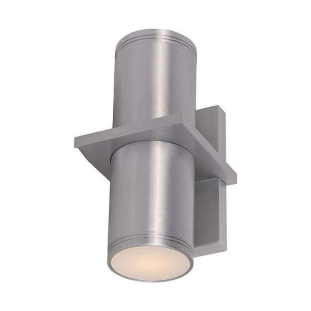 Maxim 86115AL 10.25 x 4.75 in. Lightray LED 2-Light Wall Sconce, Brushed Aluminum