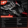thumbnail image 3 of A-Premium Front Catalytic Converter Kit Direct-Fit Compatible with Ford Fusion 2010, Edge 2007-2010, Taurus, Flex & Lincoln MKZ, MKX, MKS & Mazda CX-9 & Mercury Sable, 3.5L 3.7L, EPA Compliant, 3 of 9
