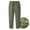 Army Green, variant on Men's Casual Pants Mens Pants Straight Fit Elastic High Waist Drawstring Pocket Trousers Plaid Vintage Loose Trousers Anniversary Fall Winter Pants