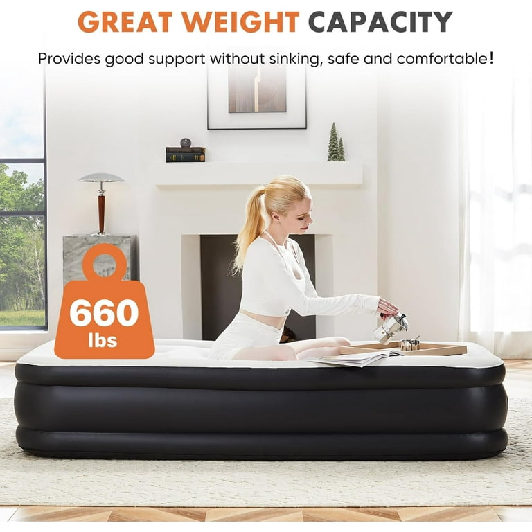 未使用 コールマン SELF INFLATABLE MATTRESS FULL Amazon.com : Coleman QuickBed Single-High Inflatable Air